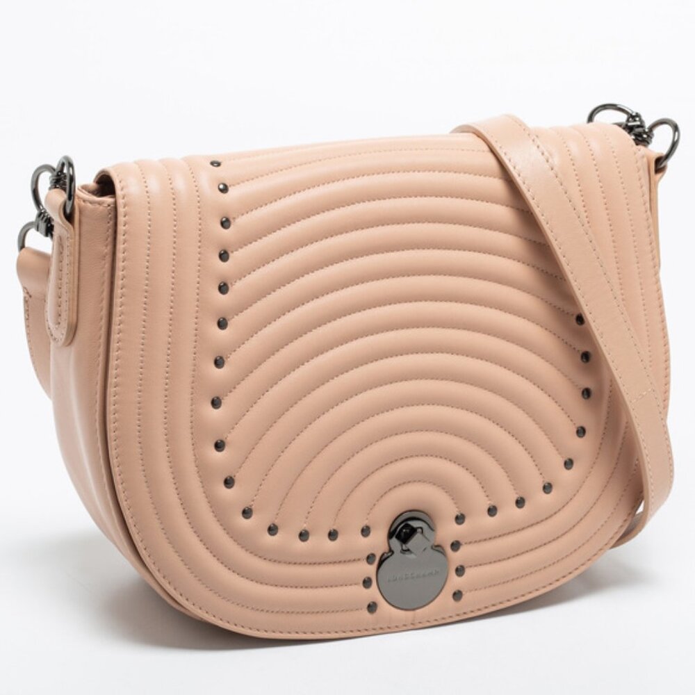 PRICE DROP✅ Longchamp CAVALCADE Quilted Studded Lambskin Leather Crossbody ✨NWOT